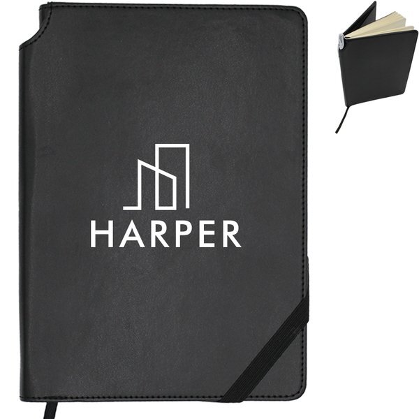 Executive PU Leather Journal, 8-1/4" x 6"