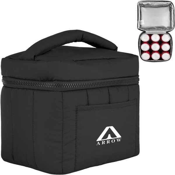 Luxe Puffer rPET 9 Can Cooler Bag