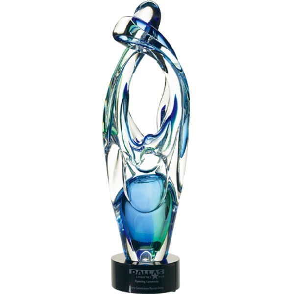 Partnership Art Glass Award, 22-1/2"