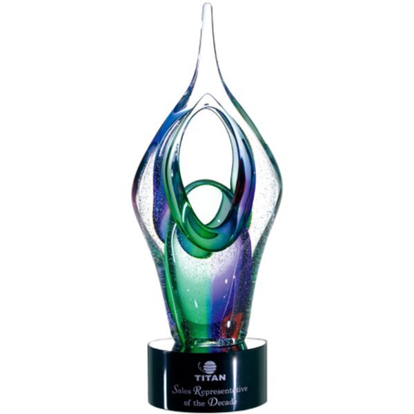 Kara Art Glass Award, 13-5/16"