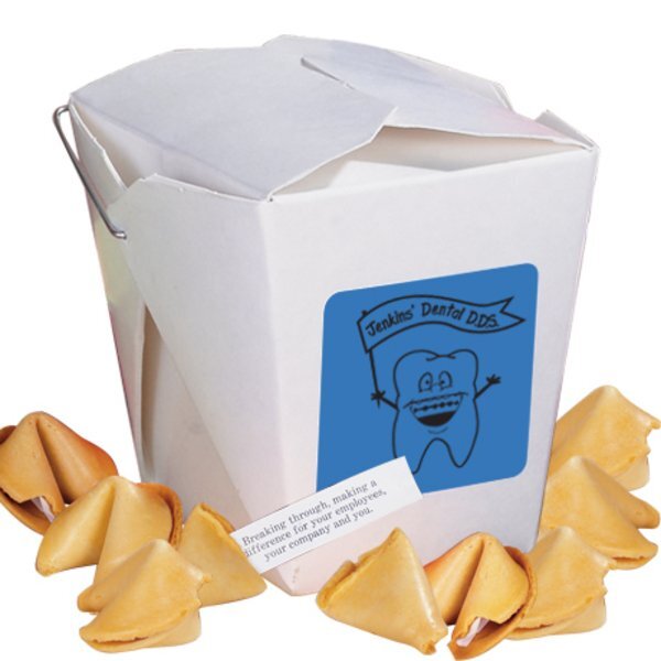 Take Out Fortune Cookie Container, 8 Cookies