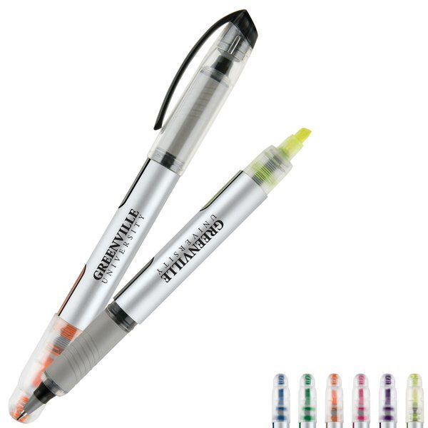 Slim Roller Highlighter and Pen Combo