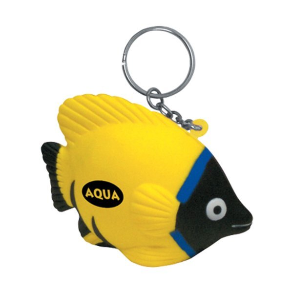 Tropical Fish Stress Reliever Key Chain