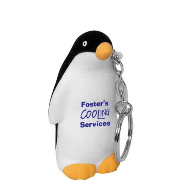 Penguin Stress Reliever Key Chain