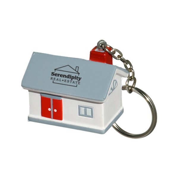 House Stress Reliever Key Chain