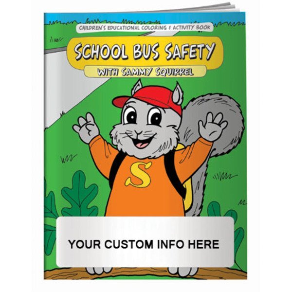 School Bus Safety Coloring & Activity Book