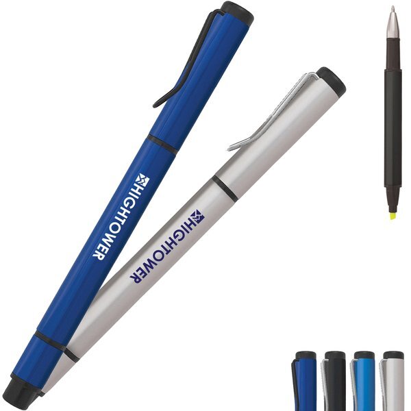 Dual Function Metal Highlighter & Pen Combo - CLOSEOUT!