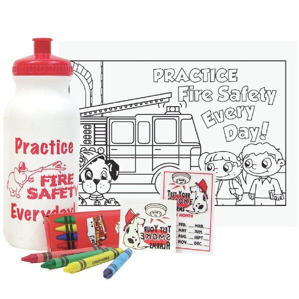 Fire Prevention 20oz. Sport Bottle Kit, Stock