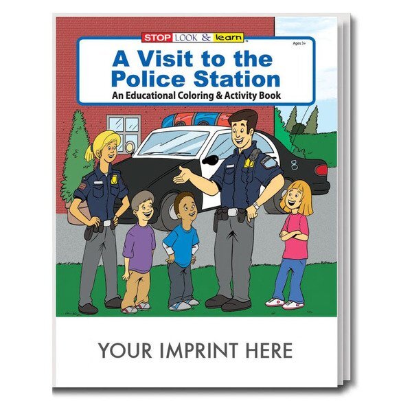 A Visit to the Police Station Coloring & Activity Book