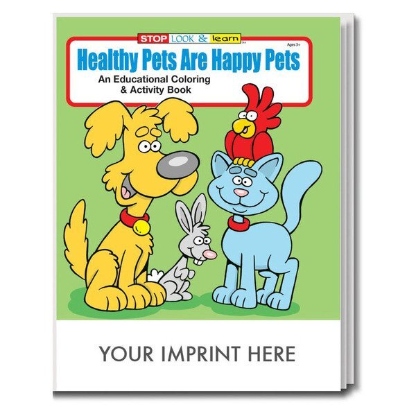 Happy Pets Coloring & Activity Book