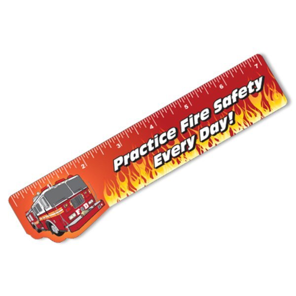 Safety Laminated Fire Safety Ruler, Stock