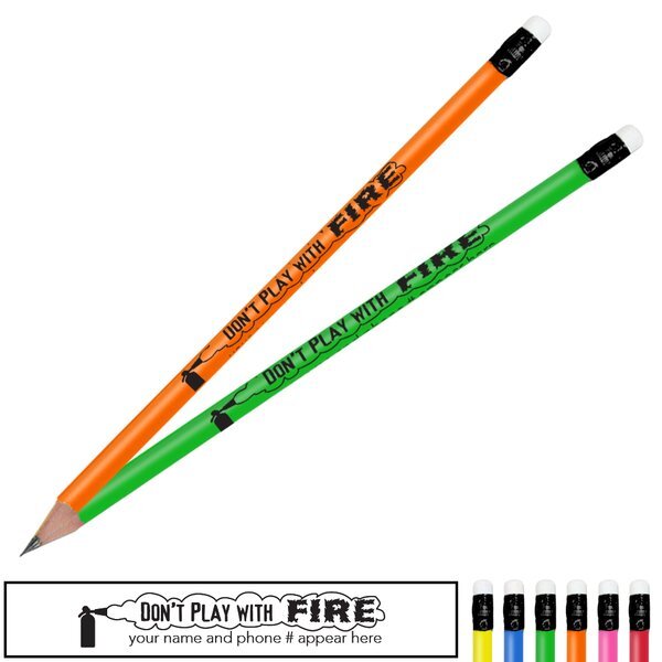 Don't Play With Fire Neon Pencil