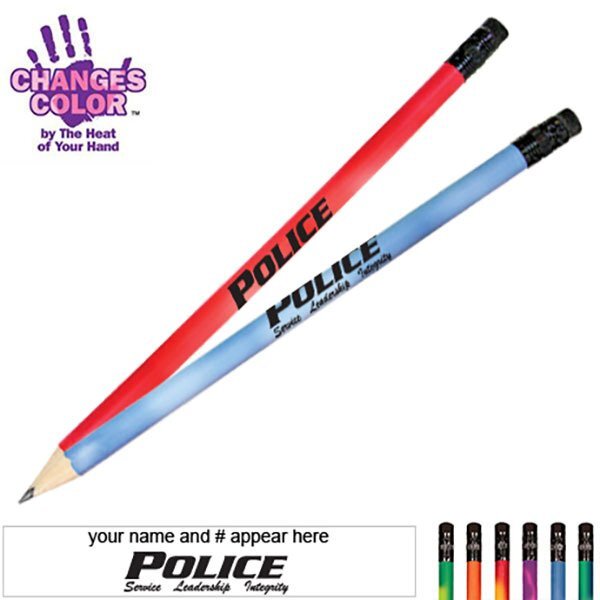 Police Service Leadership Integrity Mood Color Changing Pencil