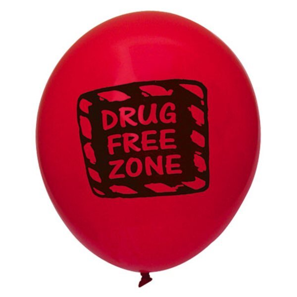 Drug Free Zone Balloon, Stock