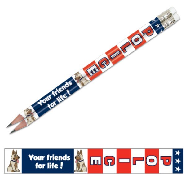 Police Your Friends for Life, Patriotic Pencil, Stock