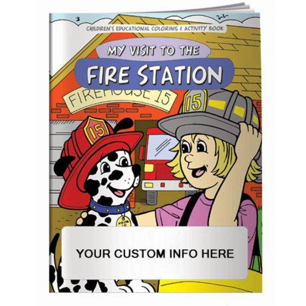 My Visit to the Fire Station Coloring & Activity Book