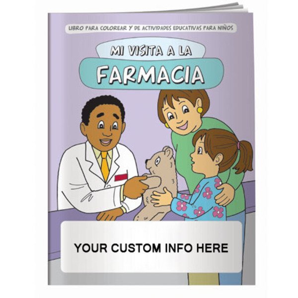 My Visit To The Pharmacy Coloring & Activity Book - Spanish Version