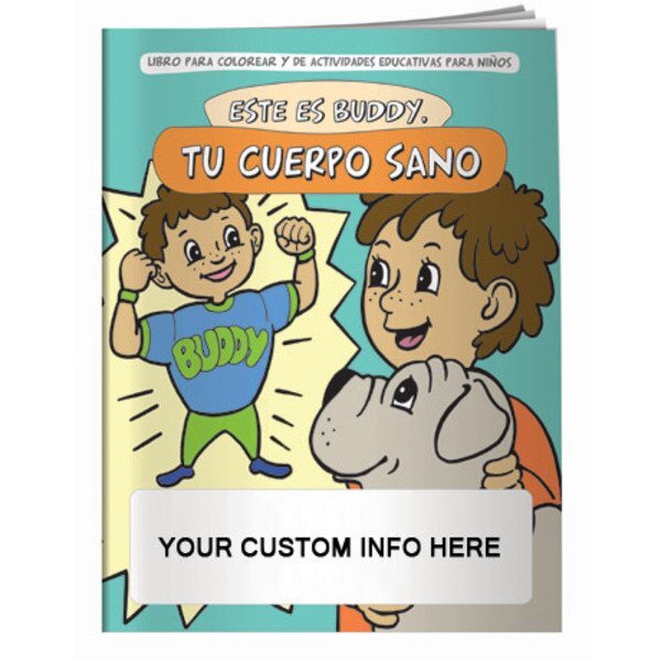 Meet Buddy Your Healthy Body Coloring & Activity Book - Spanish Version