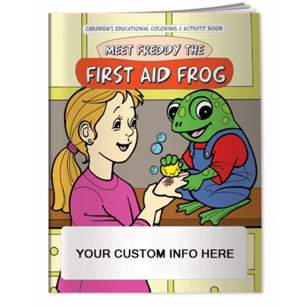 Meet Freddy the First Aid Frog Coloring & Activity Book