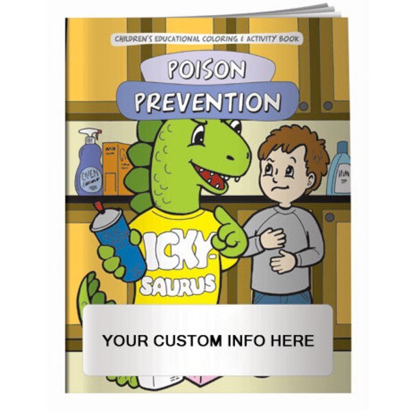 The Poison Prevention Dinosaur Coloring & Activity Book