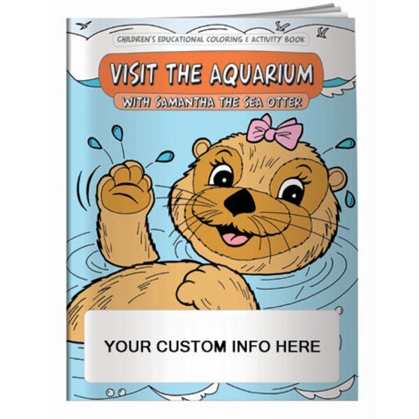 Visit the Aquarium Coloring & Activity Book