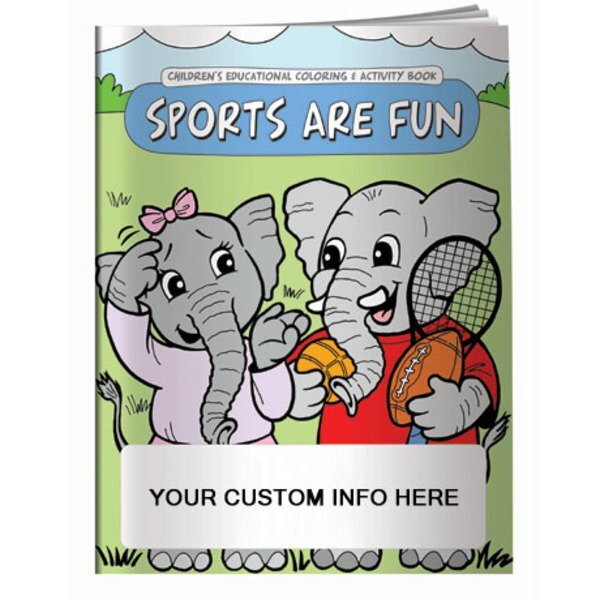 Sports are Fun Coloring & Activity Book