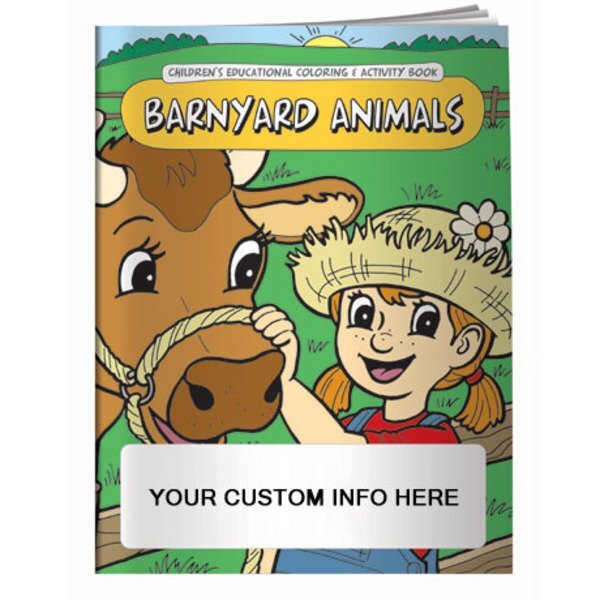 Barnyard Animals Coloring & Activity Book