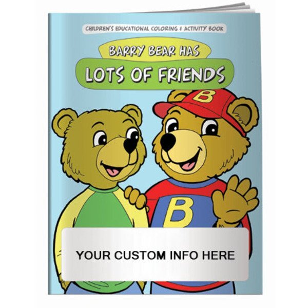 Barry Bear Has Lots of Friends Coloring & Activity Book