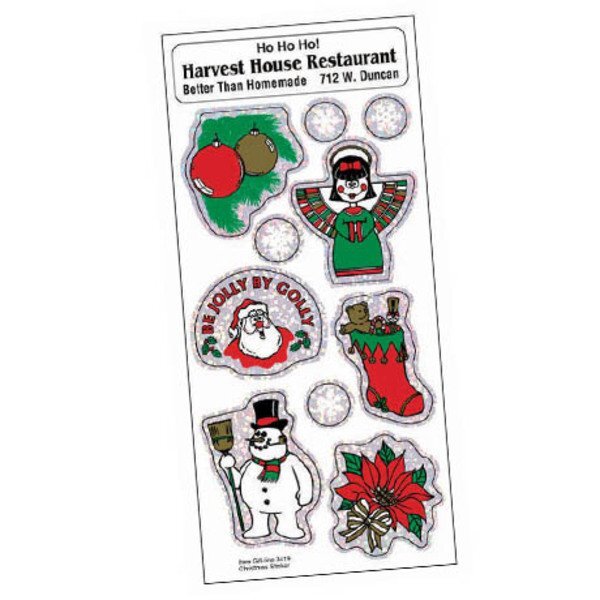 Holly Jolly Stickers - Christmas Theme