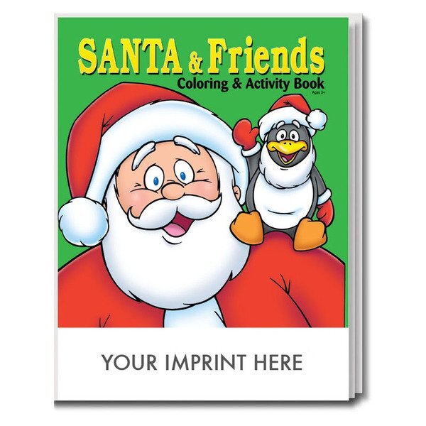 Santa & Friends Coloring & Activity Book