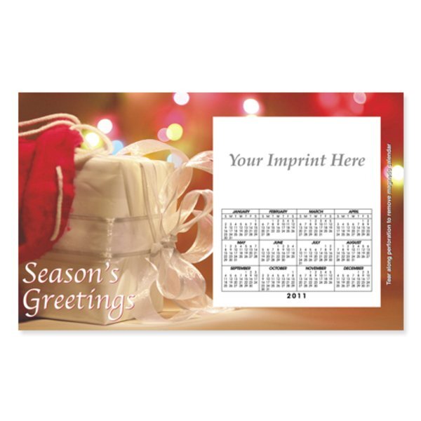 Perforated Postcard Magnet - Holiday Presents