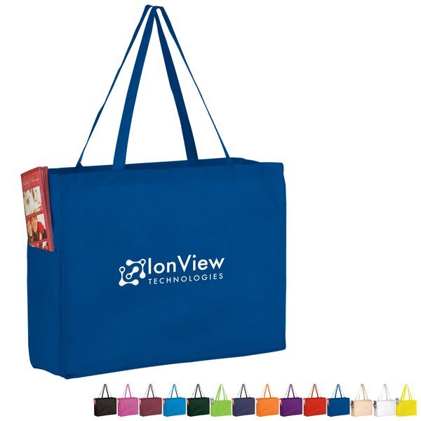 Everyday Non-Woven Tote with Side Pockets