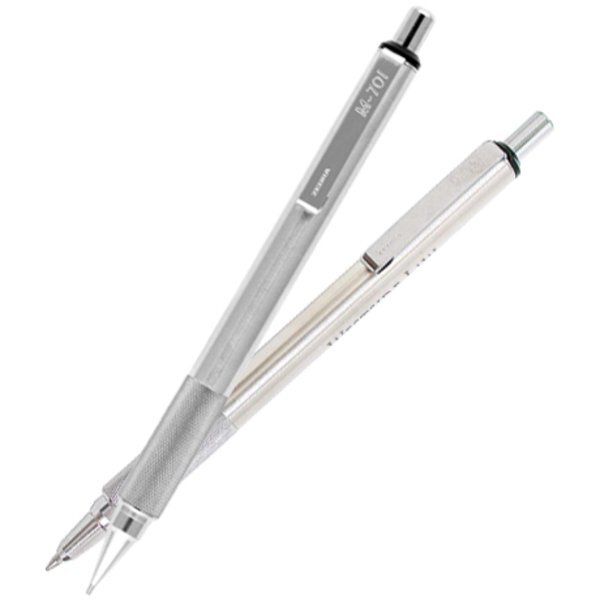 Zebra® M-701/F-701 Stainless Steel Pen & Pencil Set