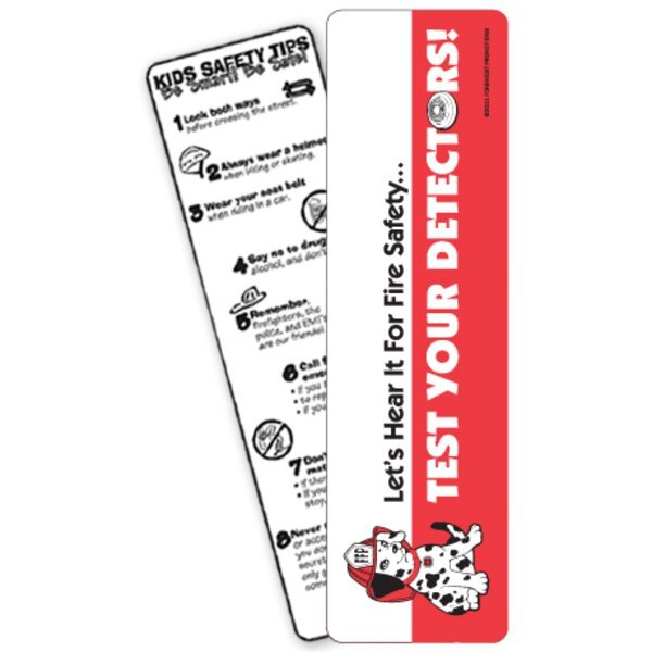Let's Hear It For Fire Safety Bookmark, Stock