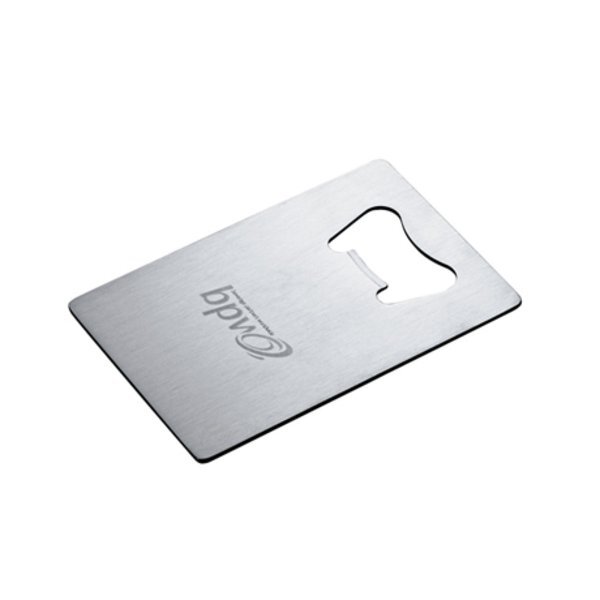 Stainless Steel Credit Card Size Bottle Opener