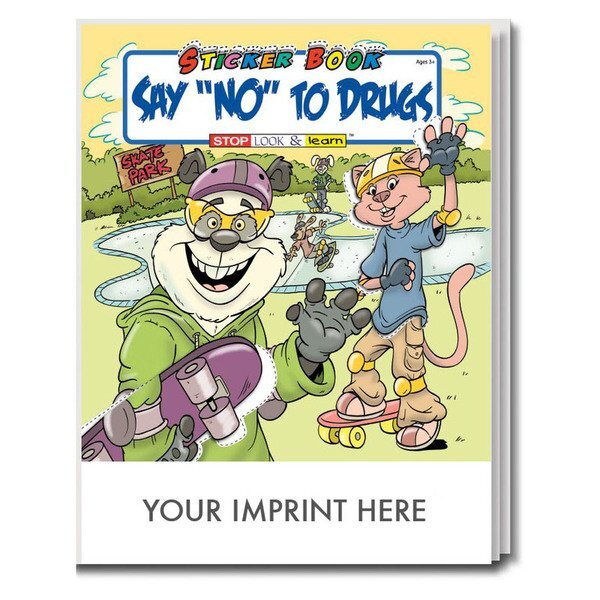 Say No To Drugs Sticker & Coloring Activity Book