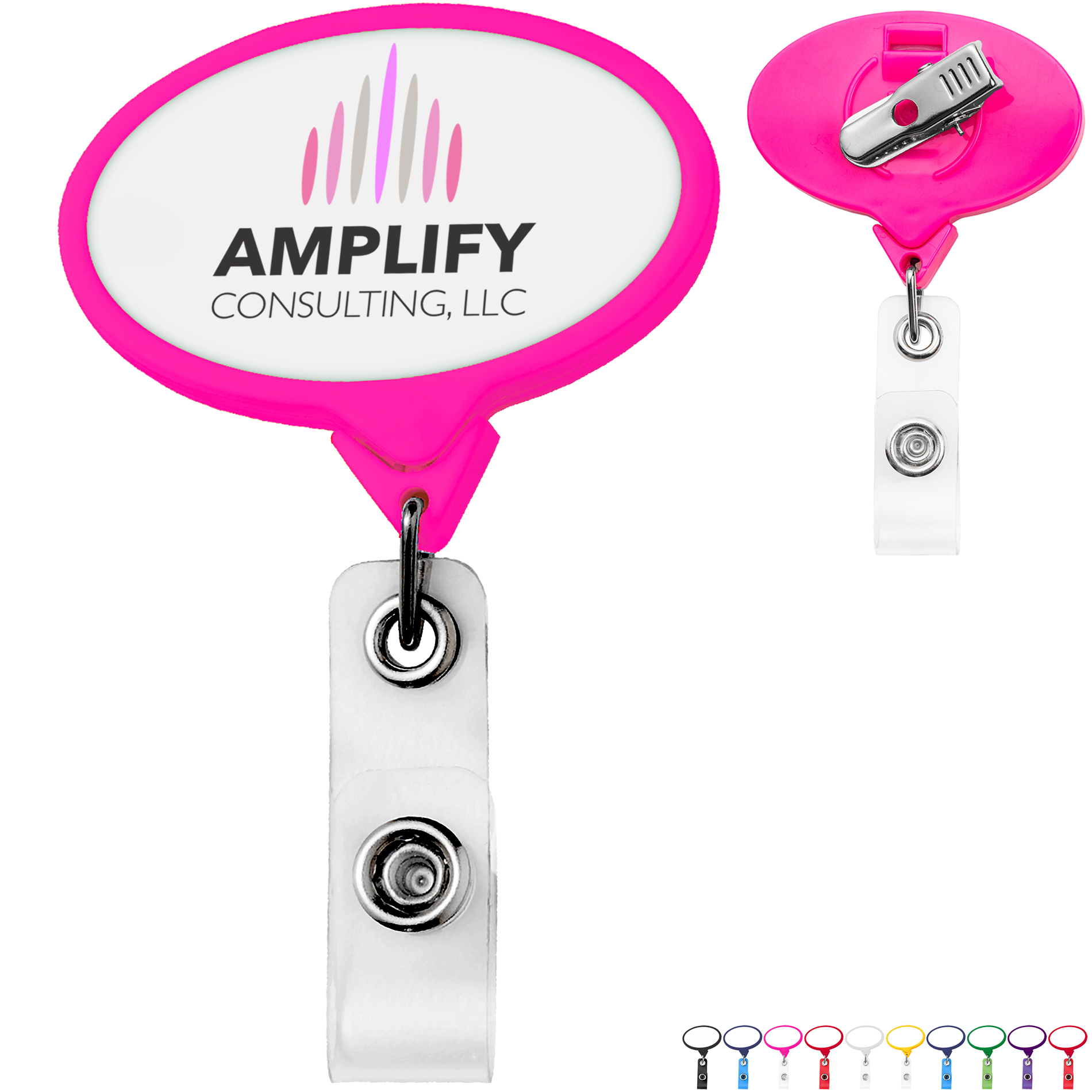  The Dark Planet Retractable ID Card Badge Holder with Alligator  Clip, Medical Nurse Badge ID, Office Employee Name Badge : Office Products