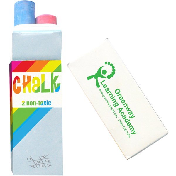 Two-Pack Colored Jumbo Chalk