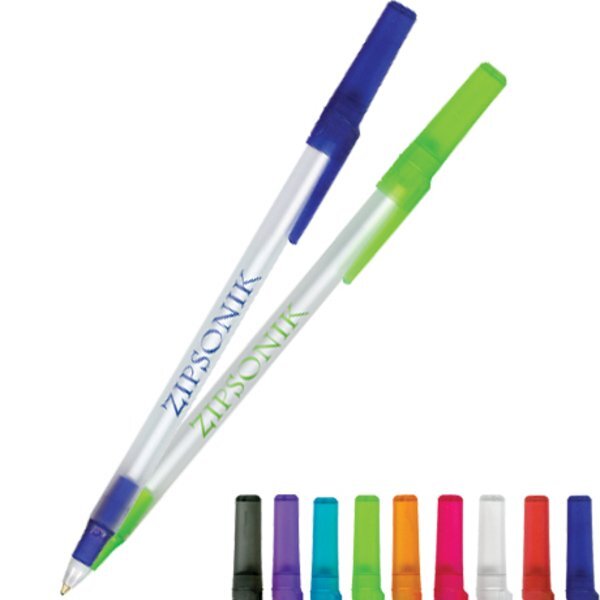 BIC® Round Stic® Pen, Clear Colors