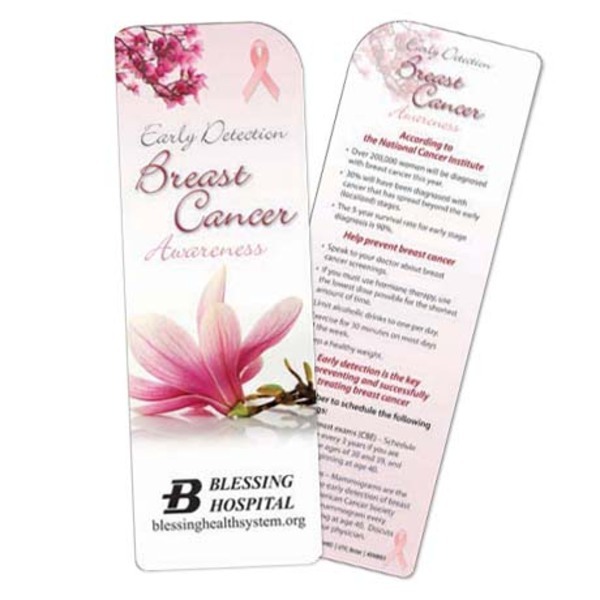 Early Detection Breast Cancer Awareness Bookmark