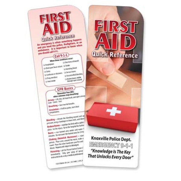 First Aid Bookmark