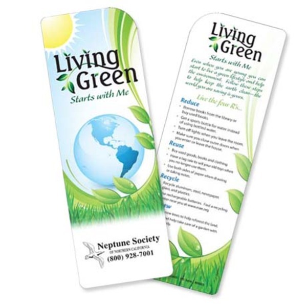 Living Green Starts With Me Bookmark