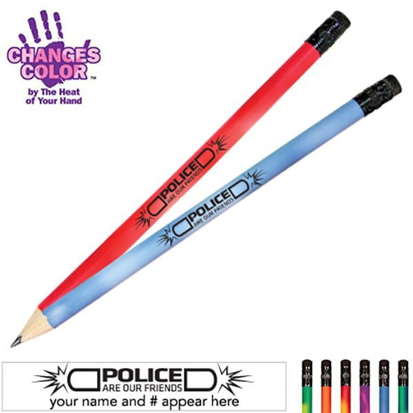 Police Are Our Friends Mood Color Changing Pencil