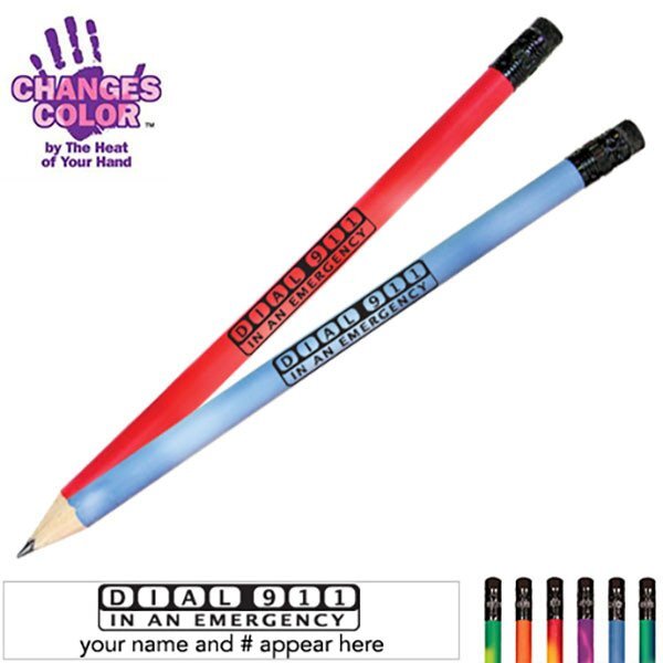 Dial 911 In An Emergency Mood Color Changing Pencil