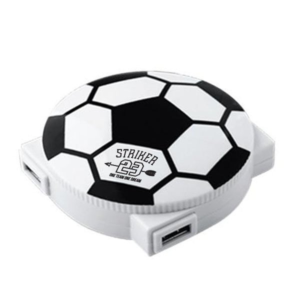 Sports 4-Port USB 2.0 Hub - Soccer