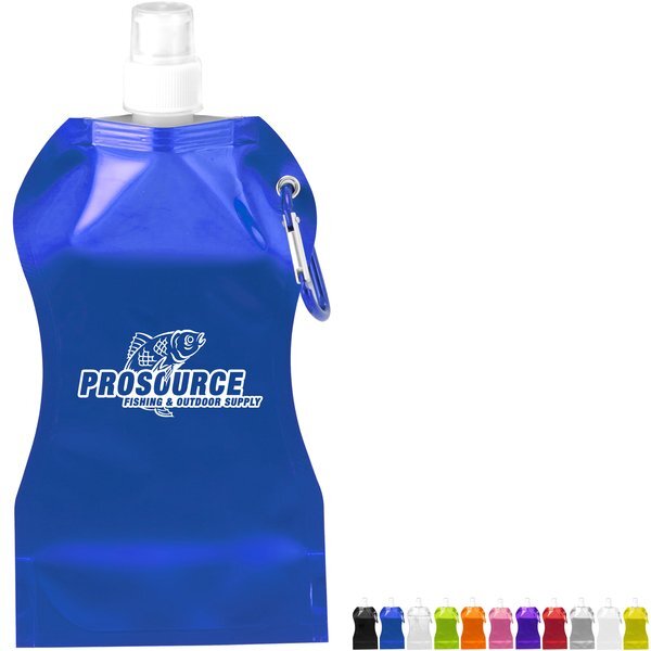 Hourglass Collapsible Water Bottle, 16.9oz.