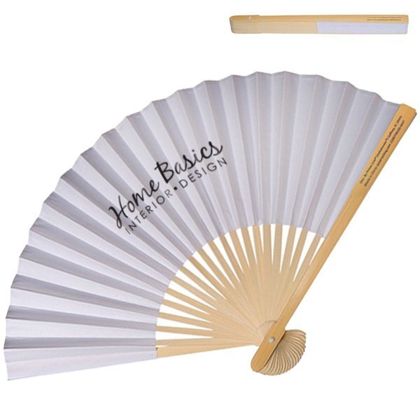 Folding Paper & Bamboo Fan