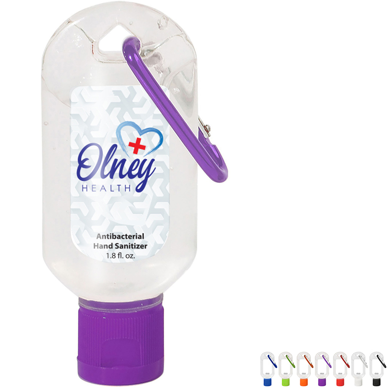Travel Hand Sanitizer Gel Bottle with Silicone Holder 1oz - Progress  Promotional Products