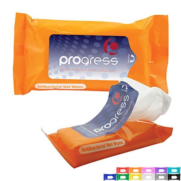 Antibacterial Alcohol Free Wet Wipes in Pouch