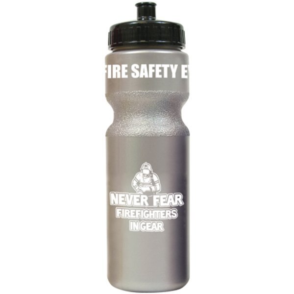 Never Fear Firefighters In Gear Bike Bottle, 28oz., Stock